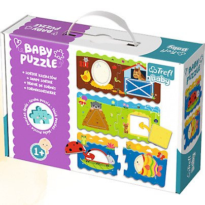 Trefl 2 x Puzzle Baby Classic Sorter Kształtów Kolorów