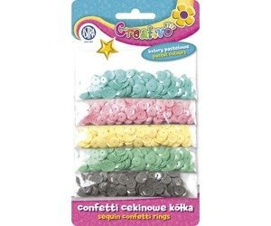 Astra Creativo Confetti Cekinowe Pastelowe 5 Kol