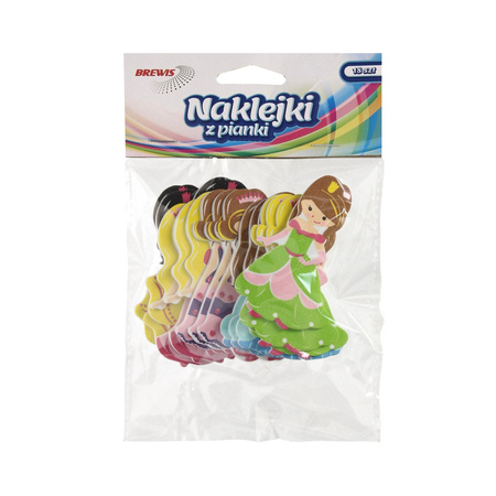 Brewis Naklejki z pianki księżniczki 18 szt