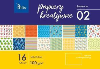 Tetis Papiery kreatywne A5/16K zestaw 2