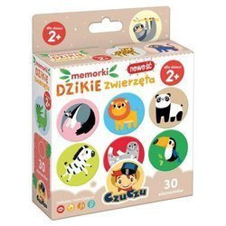 CzuCzu Gra Edukacyjna Memo Memorki Dzikie Zwierzęta