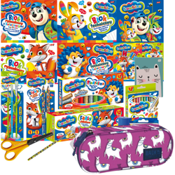 Wyprawka Bambino Szkolna Duży Zestaw do szkoły + Piórnik