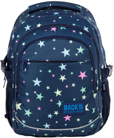 DERFORM BACKUP 2 Plecak Młodzieżowy G66 Gwiazdki