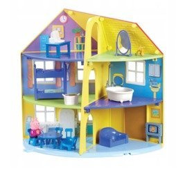 Świnka Peppa - Domek Rodzinny - 14 elementów