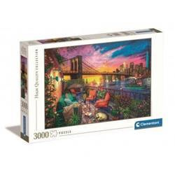 Clementoni Puzzle 3000 Manhattan Balcony Sunset