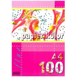 Papier ksero kolorowy A4 80 g/m2 mix fluo 100 arkuszy