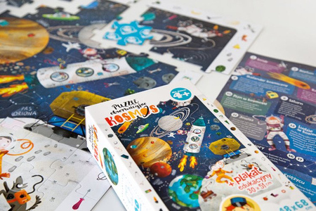 CzuCzu Puzzle Obserwacyjne Kosmos 60 el. + Plakat