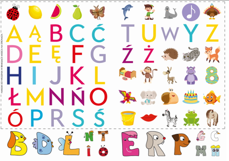 Ćwicz Rękę Nauka Kaligrafii Wesołe Literki Nauka Pisania