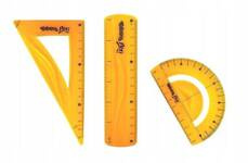 Colorino Kids Zestaw geometryczny Flexi 15 cm 3 elementowy