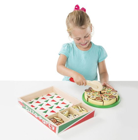 Melissa and Doug - Krojona Drewniana Pizza