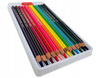 Astra Kredki ołówkowe hexagonalne 12 kolorów Gruby Grafit XXL
