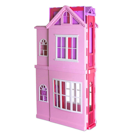 Duży Domek dla lalek z akcesoriami + Lalka + Winda