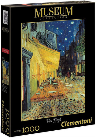 Clementoni HQ Puzzle 1000 el Van Gogh Kawiarenka Nocą
