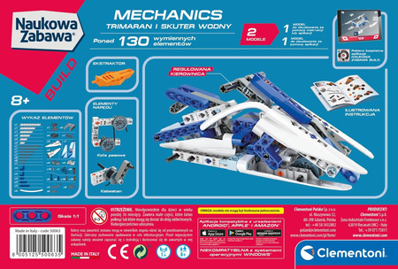 Clementoni Laboratorium Mechaniki Pływający Trimaran