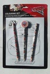 Jiri Models Kolorowanka z Gumką Cars 3