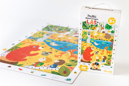 CzuCzu - Puzzle Obserwacyjne - Las 40 elementów