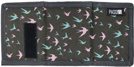 PASO Portfel PPJS19-882 Ptaki