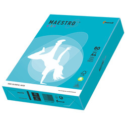 Maestro Papier Kolorowy ksero A4 80g Niebieski Ciemny 50 ark