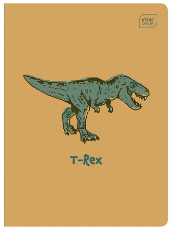 Interdruk Zeszyt A5 32k kratka Dinozaury