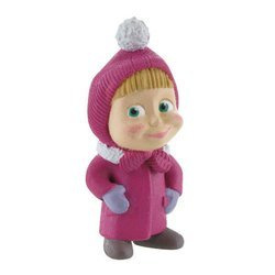 Masza i Niedźwiedź - Figurka Maszy w Czapce