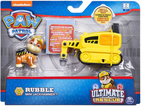 Psi Patrol Mini Pojazd z Figurką Rubble Młot