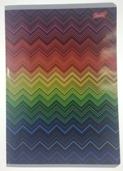 Zeszyt A5/60k Krata Waves Zygzak Unipap