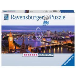Puzzle 1000 el. Ravensburger Londyn Nocą Panorama