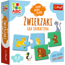 TREFL ABC Malucha Zwierzaki Gra Edukacyjna Puzzle