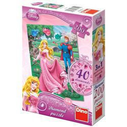 Puzzle 200 el. + 40 Diamentów - Śpiąca Królewna