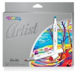 Colorino Markery do szkicowania Artist 12 kolorów