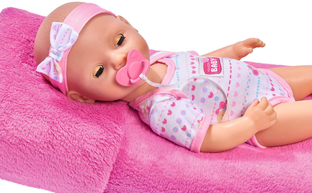 Lalka New Born Baby Funkcyjna Pije Sika 43 cm