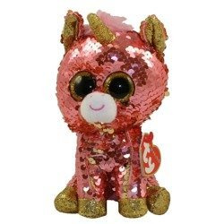 TY Maskotka z cekinami Beanie Boos Jednorożec SUNSET 15 cm