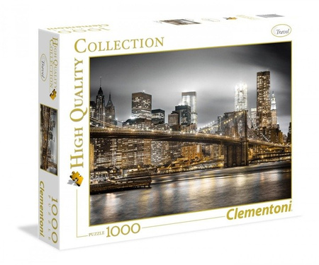Clementoni Puzzle 1000el. HQ New York Nocą