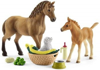Schleich 42432 Zestaw Pielęgnacyjny Quarter Koń