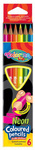 COLORINO Kredki ołówkowe 6 kol Neonowe 33053