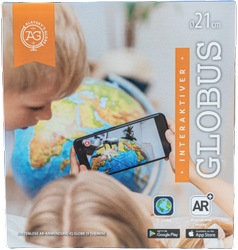 Interaktywny Globus 21 cm Aplikacja ALAYSKY