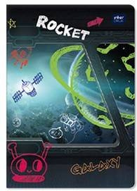 Zeszyt A5/16k Linia Podwójna Kolorowa Mix Wzorów dla Chłopca INTERDRUK