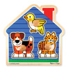 Puzzle Drewniane Zwierzątka 3el - Melissa and Doug