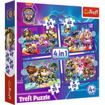 TREFL Puzzle 4w1 Bohaterowie na ratunek