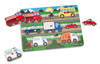 Melissa and Doug Drewniane Puzzle - Pojazdy 8 el