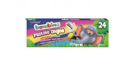 Pastele Olejne Bambino 24 Kolory Majewski