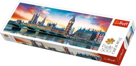 TREFL Puzzle 500 el Big Ben i Pałac Westminsterski Panorama
