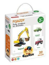 CzuCzu Karty Obrazkowe na Sznurku Pojazdy
