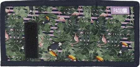 PASO Portfel PPMS19-882 Flamingi Tukany