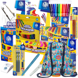 Wyprawka Szkolna Astra dla Klasy 1-3 + Worek