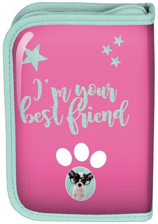 PASO Piórnik z Wyposażeniem PTD-001 Piesek w Okularach