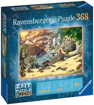 RAVENSBURGER Puzzle Exit Kids Gra Piraci 368 el.