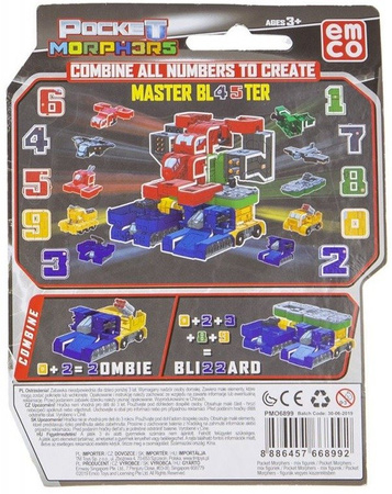 Pocket Morphers Seria 2 Cyfra 0 Pojazd Phant0m