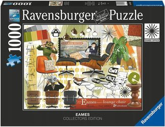 Ravensburger Puzzle 1000el Eames design Krzesło