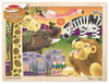 Melissa Puzzle Drewniane Sawanna Zwierzęta Afryka